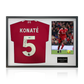 Ibrahima Konaté Signed Liverpool Shirt Classic Frame (ACG Cert)