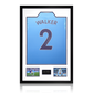 Kyle Walker Signed 20/21 Manchester City Shirt Premium Frame