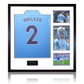 Kyle Walker Signed 20/21 Manchester City Shirt Elite Frame