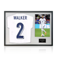 Kyle Walker Signed England Shirt Classic Frame