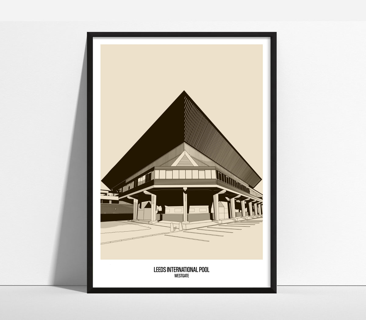 Leeds International swimming pool Art Print