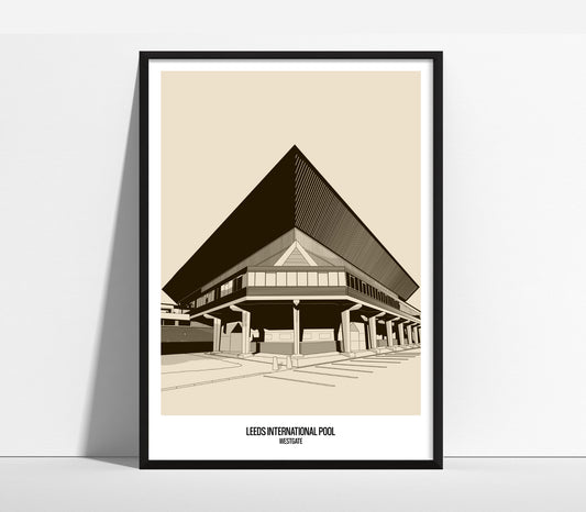 Leeds International swimming pool Art Print