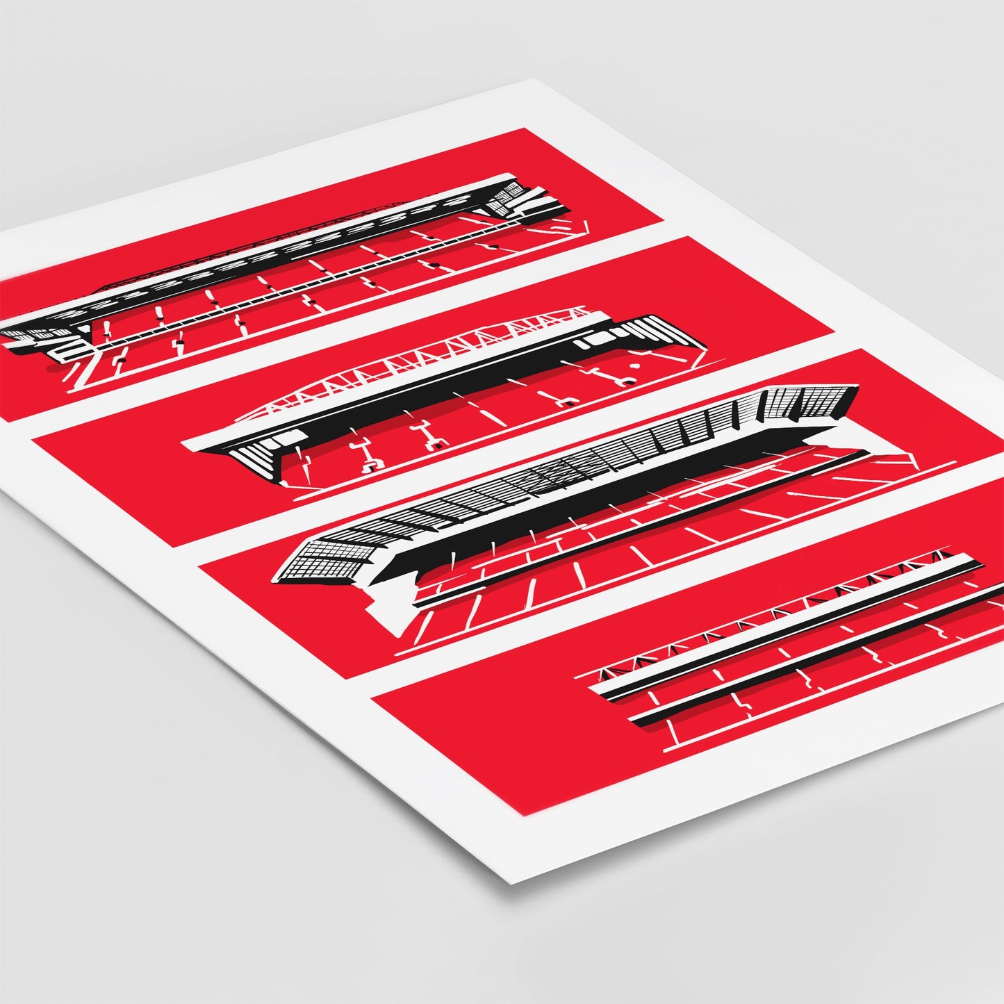 Liverpool Stadium Print