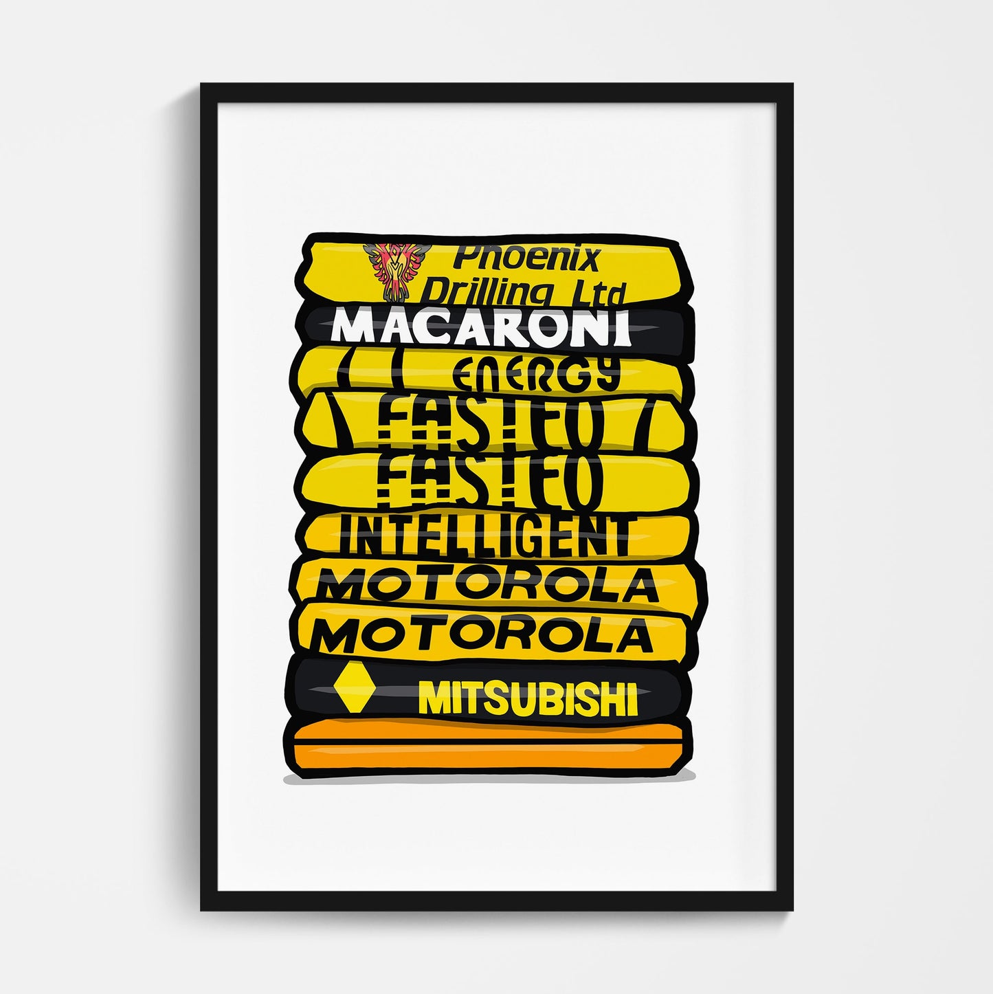 Livingston Shirt Stack Print