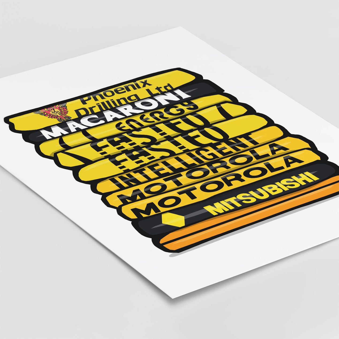 Livingston Shirt Stack Print