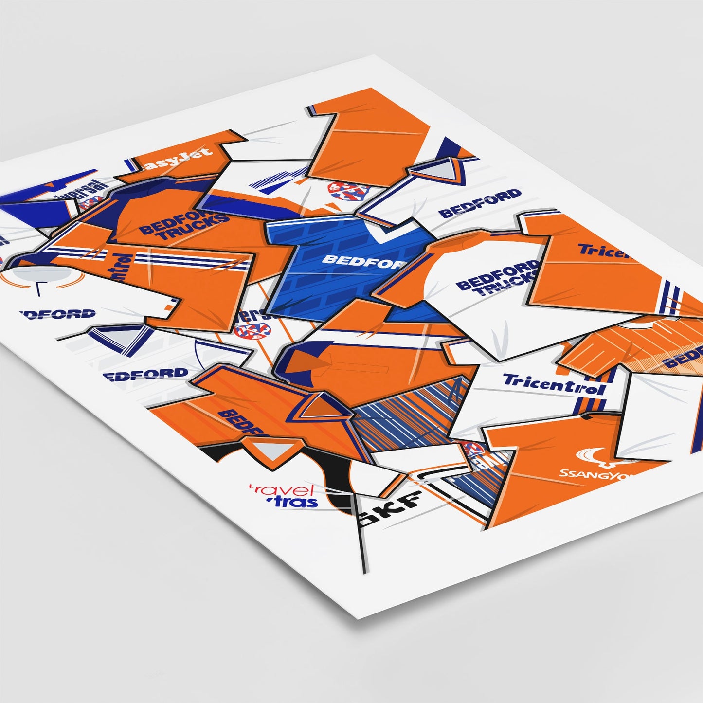 Luton Shirts Mash Up Print