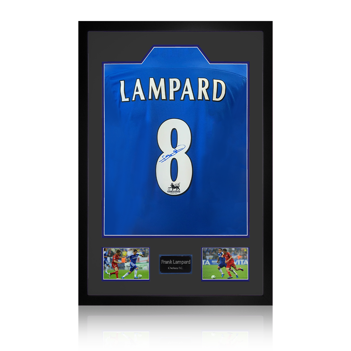Frank Lampard Signed Chelsea Shirt Premium Frame (ACG Cert)