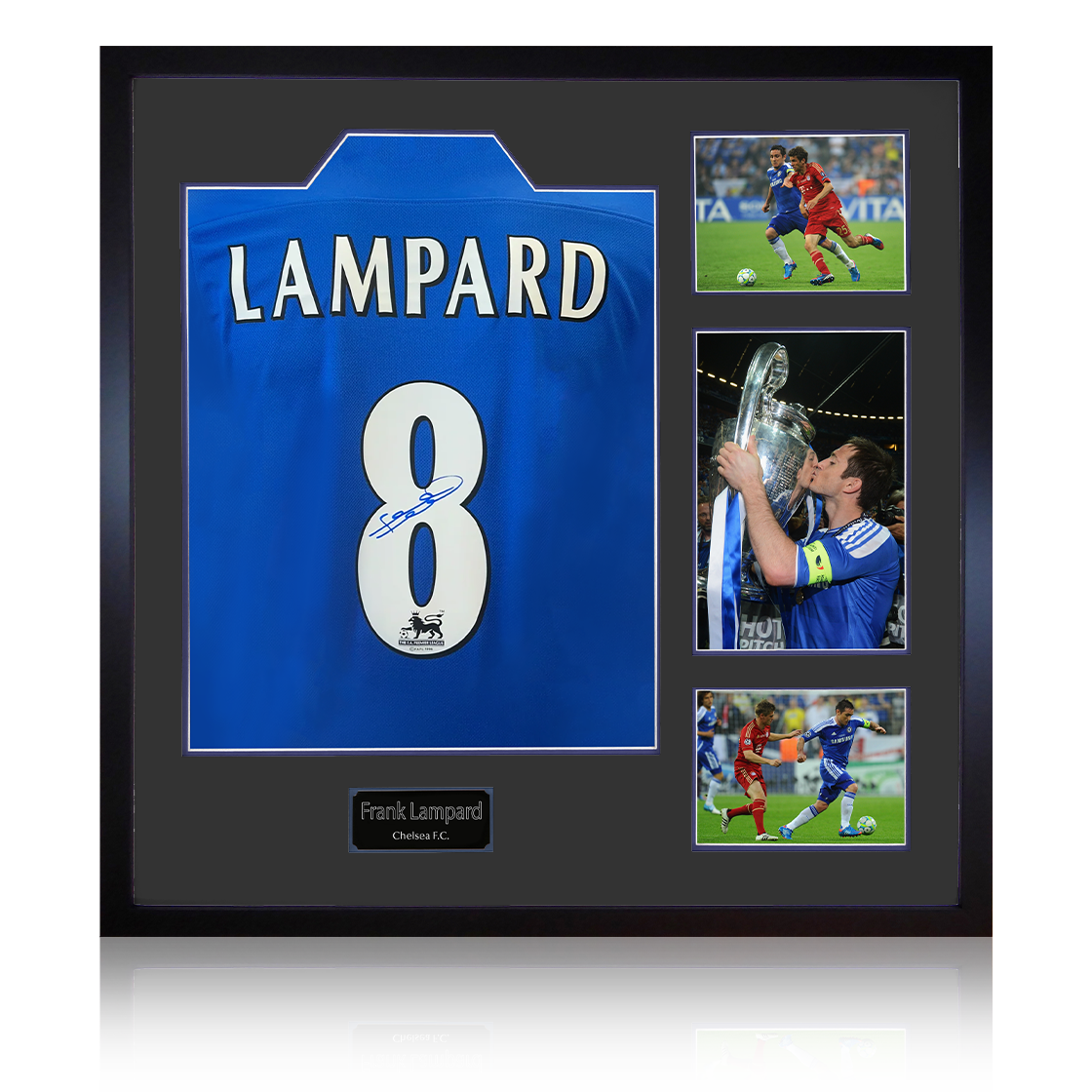 Frank Lampard Signed Chelsea Shirt Elite Frame (ACG Cert)