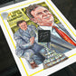 Don Revie Leeds 1974 First Division Champions Football Print
