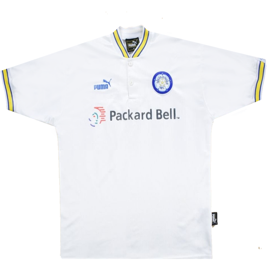Leeds United 1996-1998 Home Football Shirt (Excellent) L