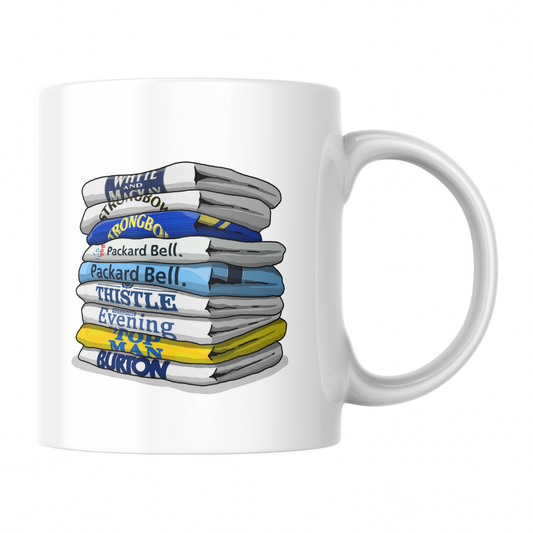 Leeds United Shirt Stack Mug
