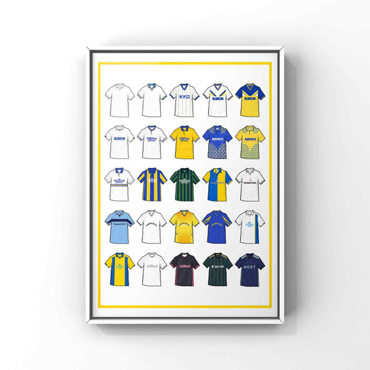 Leeds Retro Shirts Football Print