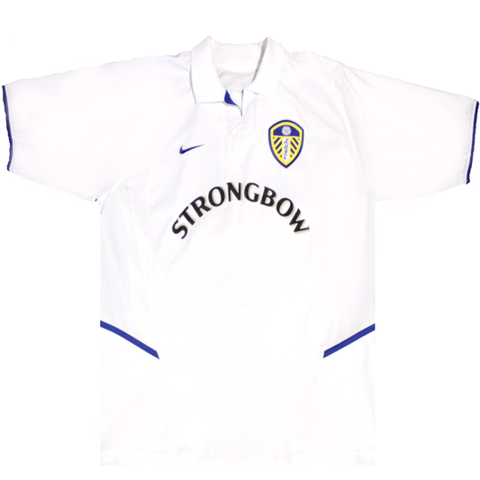 Leeds United 2002-2003 Home Football Shirt L