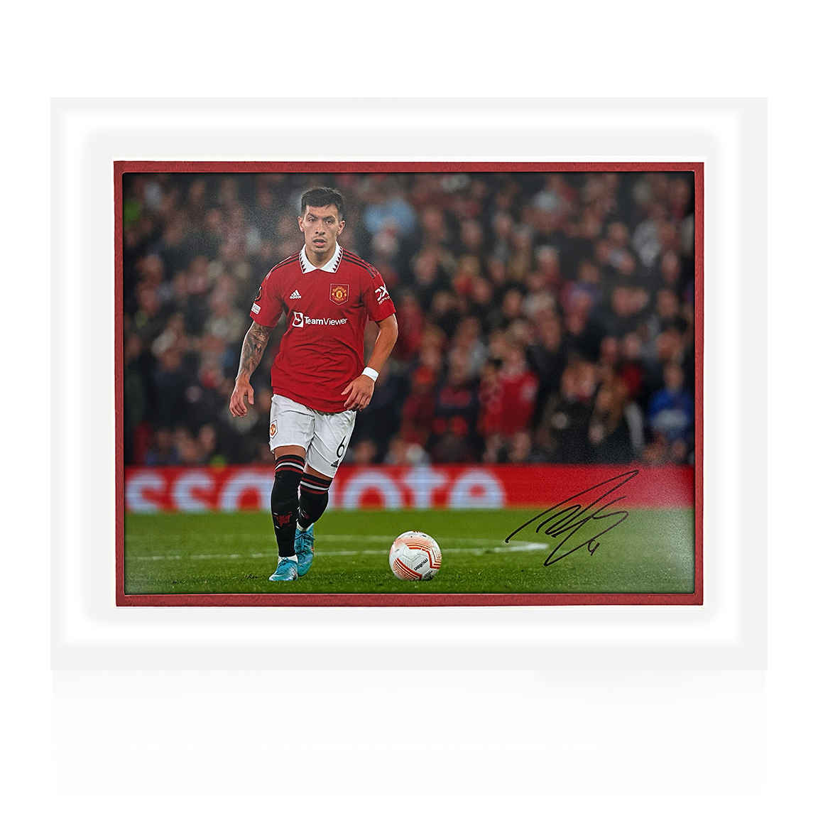 Lisandro Martínez Signed Manchester United Deluxe Mount