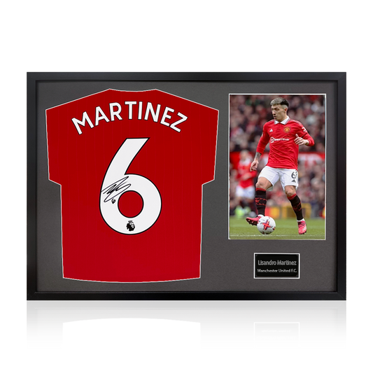 Lisandro Martínez Signed Manchester United Classic Frame