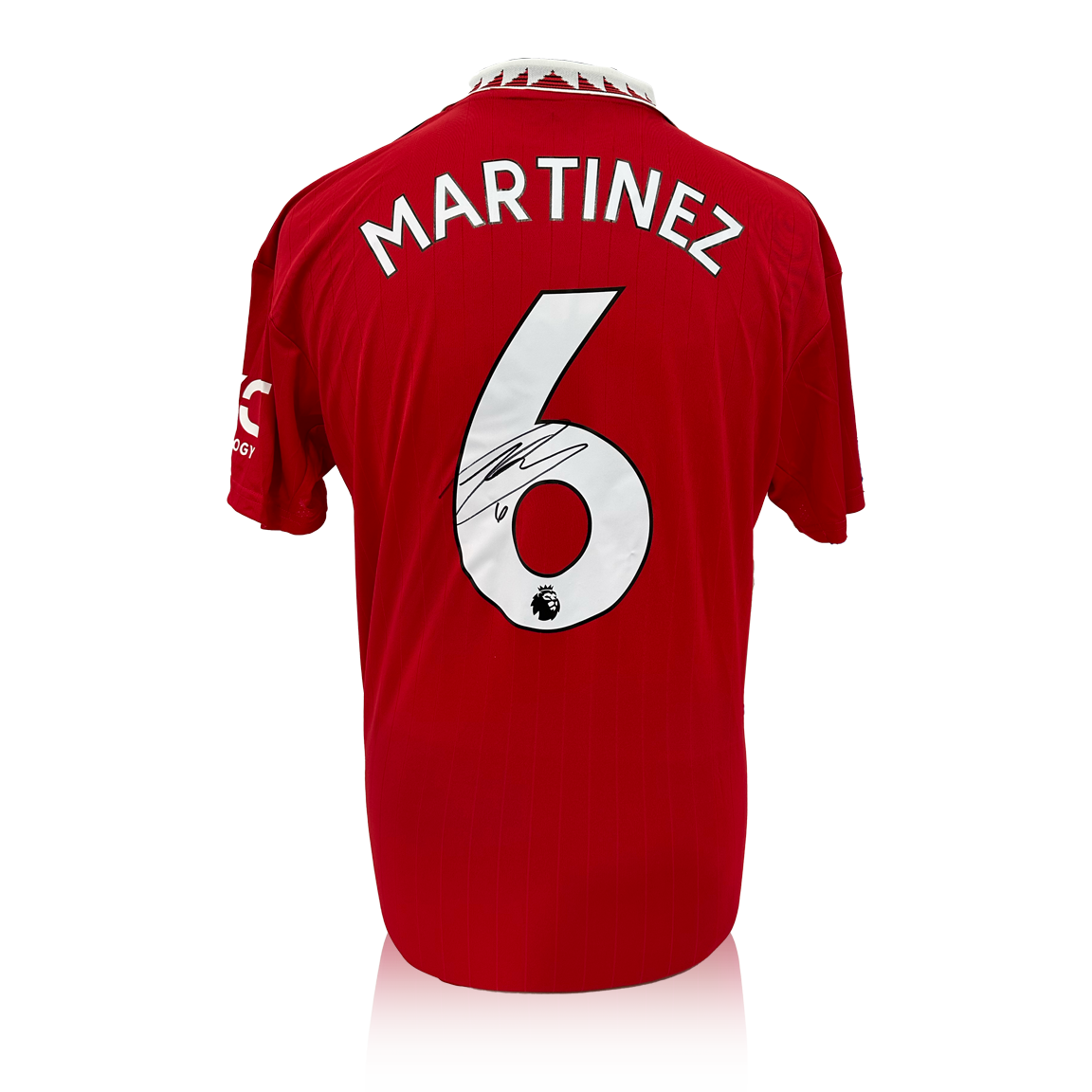 Lisandro Martínez Back Signed Manchester United Shirt