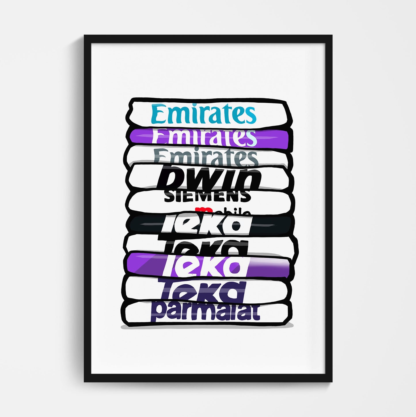 Madrid Shirt Stack Print