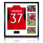 Kobbie Mainoo Signed Manchester United Elite Frame