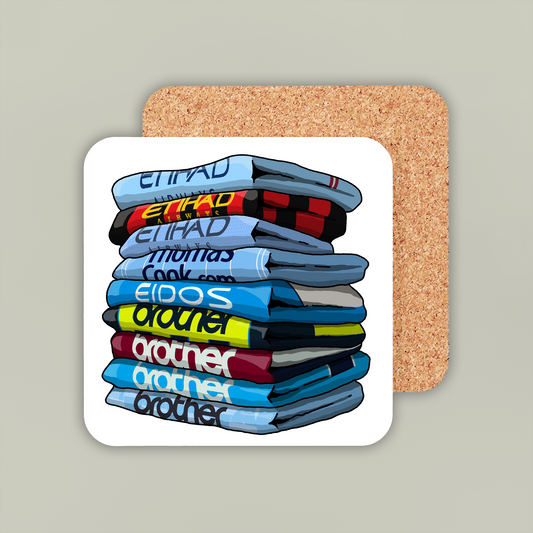Manchester City Shirt Stack Coaster