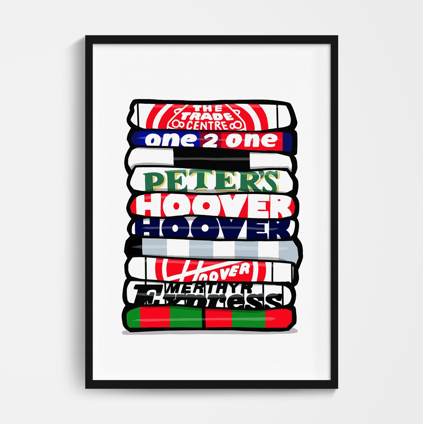 Merthyr Shirt Stack Print