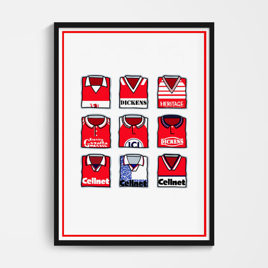 Middlesbrough Shirts Print