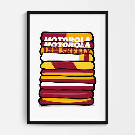 Motherwell Shirt Stack Print