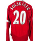 2004-06 Manchester United L/S Home - Size XL (L Fit) - Solskjaer 20