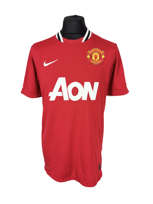 2011-12 Manchester United Home - Size L (M Fit) - Rooney 10