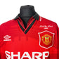 1995-96 Manchester United FA Cup Home - Size XXL - Beckham 24