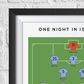 City vs Milan 2023 European Cup Final Print