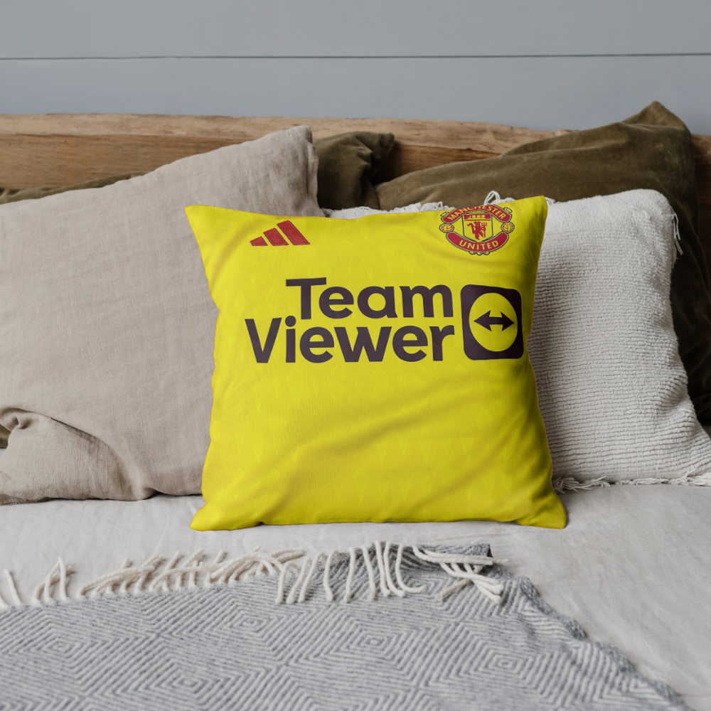 Manchester United Upcycled Cushion Cover