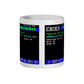 United v Benfica 1968 European Cup Final Ceefax Style Mug
