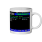 United v Benfica 1968 European Cup Final Ceefax Style Mug