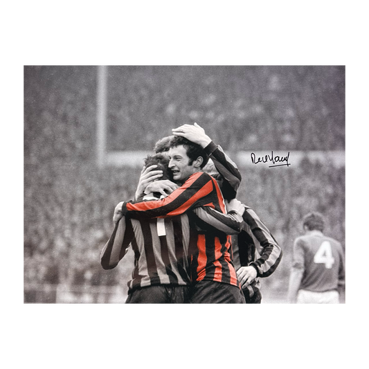 Neil Young Signed Manchester City 16x12 #4
