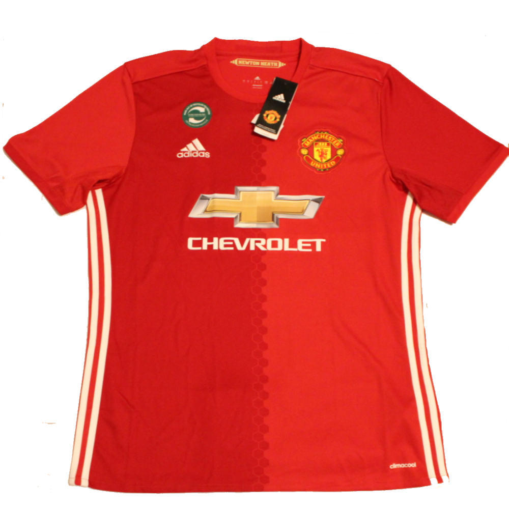 Manchester United 2016-2017 Home Football Shirt (BNWT) L