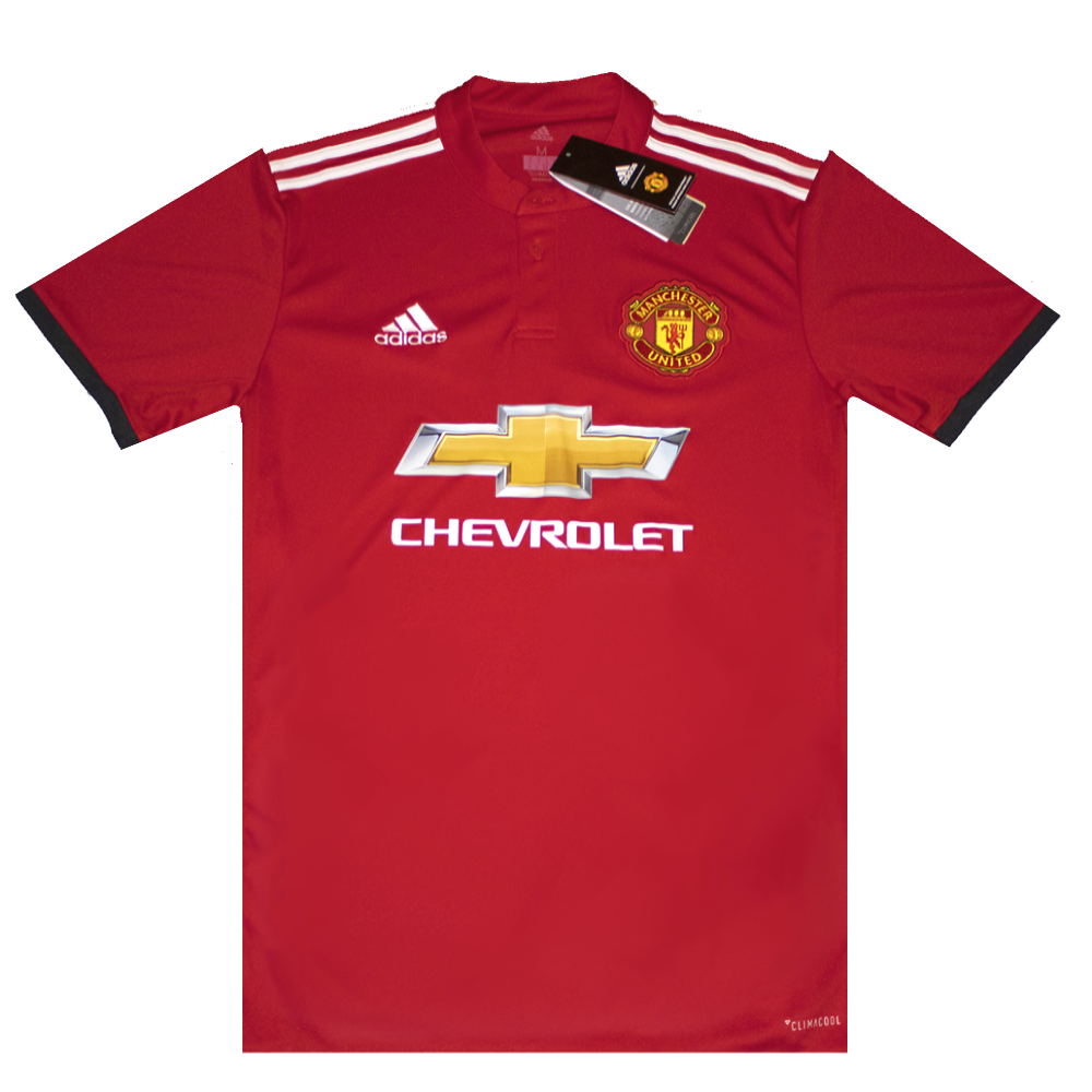 Manchester United 2017-2018 Home Football  Shirt (BNWT) L