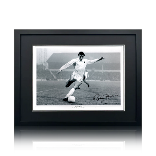 Martin Chivers Signed Tottenham Hotspur 16x12 Photo Deluxe Mount Frame