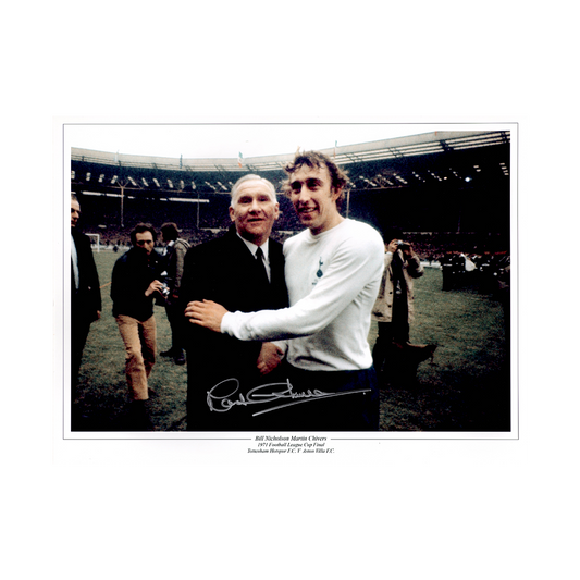 Martin Chivers Signed Tottenham Hotspur 16x12 Photo
