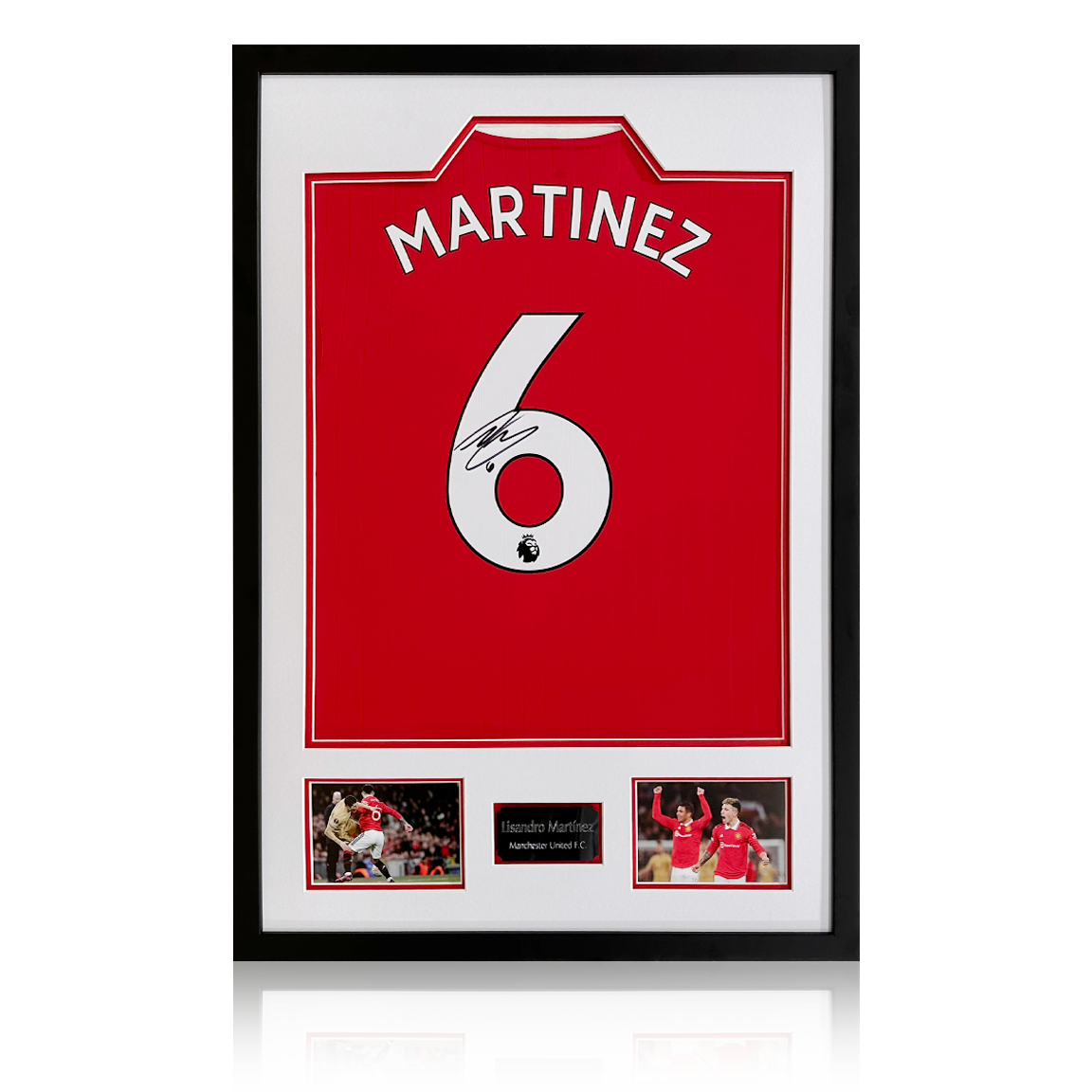 Lisandro Martínez Signed Manchester United Premium Frame