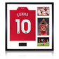 Matheus Cunha Signed Manchester United Shirt Elite Frame (ACG Cert)
