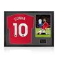 Matheus Cunha Signed Manchester United Shirt Classic Frame (ACG Cert)