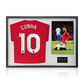 Matheus Cunha Signed Manchester United Shirt Classic Frame (ACG Cert)