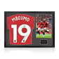 Bryan Mbeumo Signed Manchester United Shirt Classic Frame (ACG Cert)