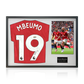 Bryan Mbeumo Signed Manchester United Shirt Classic Frame (ACG Cert)