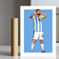 Lionel Messi Argentina A3 Print