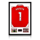 Mikel Arteta Signed Arsenal Shirt Premium Frame
