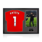 Mikel Arteta Signed Arsenal Shirt Classic Frame