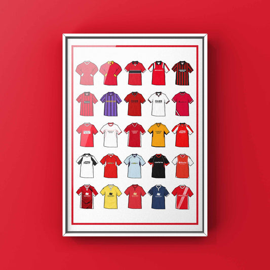 Morecambe Retro Shirts Football Print