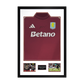 Morgan Rogers Signed Aston Villa Shirt Premium Frame