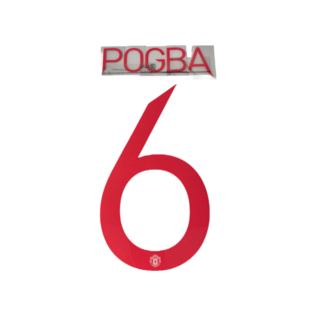 Pogba 6 Manchester United 21-22 Cup Nameset Player Size